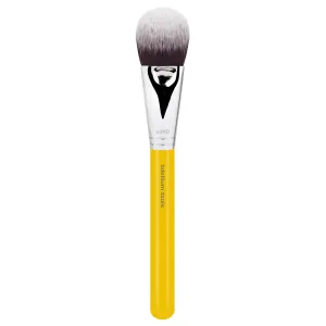 Bdellium Tools Professional Makeup Brush - Studio Series 968 BDHD Phase II Small Foundation/Contour - With Soft Synthetic Fibers, For Versatile Application & Blending (Yellow, 1pc)