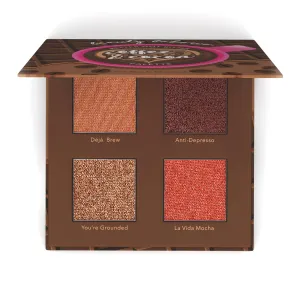 Beauty Bakerie Coffee & Cocoa Palette, Versatile Blush and Bronzer Powder Palette for Every Skin Tone, Creamy Satin Finish, 4 Sugary Shades, Highlight, Contour, Blush Kit for Women