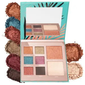 Beauty Meets Drive Blush, Highlighter and Eyeshadow Palette Kit, Vegan, Fits Easily in Makeup Bag, Beauty Gift Set for Women, Highly Pigmented, Cruelty Free (BEAUTY MEETS DRIVE)