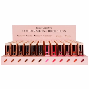 Beauty Creations Contour & Blush Sticks - Wholesale Display 72 Units (BCCBS-PDQ)