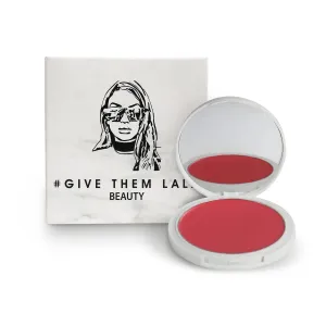 Berry Red Cream Blush, ‘I’m The Powerful One’ By Give Them Lala- Ultra-Blendable Cream Blush For Cheeks- Natural Creamy Makeup Blush- Cruelty-Free Pigmented Cheek Tint- Water & Sweat Resistant, 0.26oz