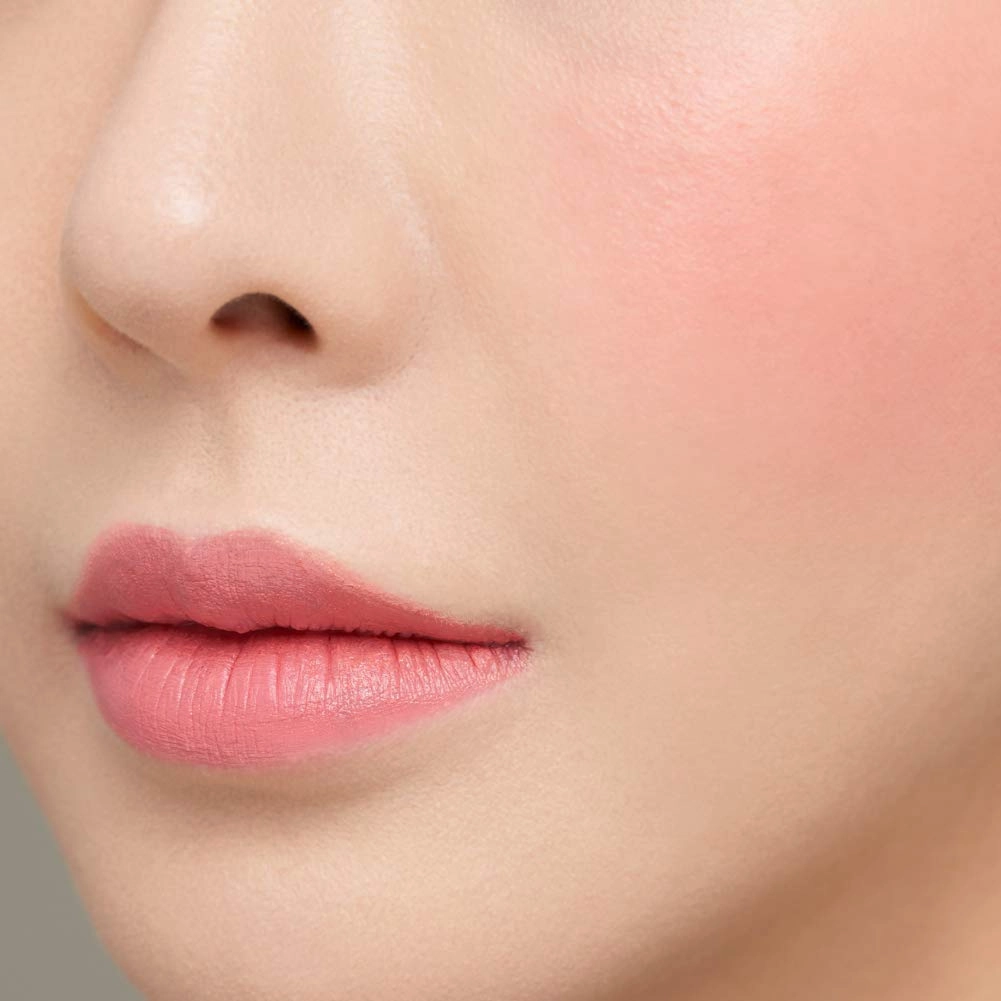 Berrybalm(Daily Coral), lip & cheek balm, multi blush, moisturizing and matte, highly pigmented, long lasting formula