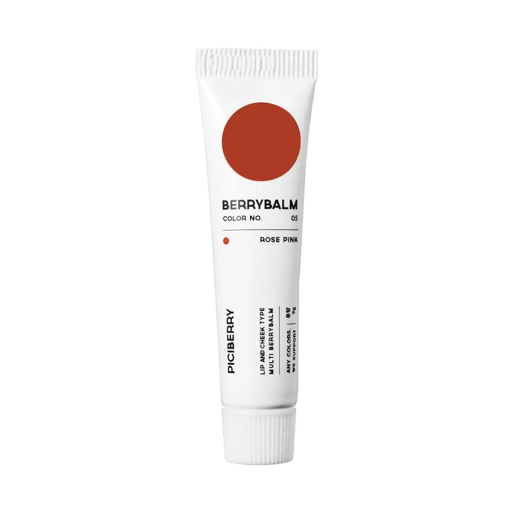 Berrybalm(Rose Pink), lip & cheek balm, multi blush, moisturizing and matte, highly pigmented, long lasting formula