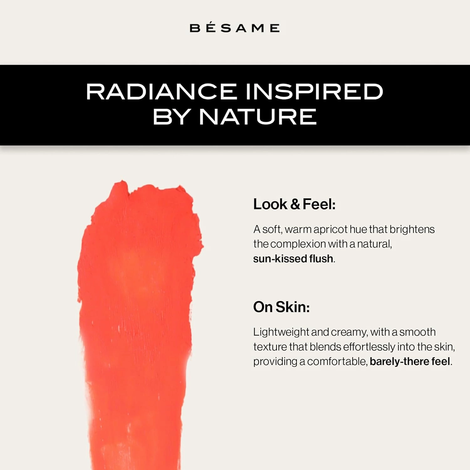 Besame Cosmetics | Apricot Cream Rouge - 1938 | Cream Blush for Cheeks   Lips with Long Wearing Matte Finish | Vintage Makeup in Reusable Tin | 2-in-1 Lip and Cheek Tint | Vegan Makeup Blush