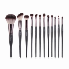 Black Makeup Brush Set Eyebrow Mascara Powder Synthetic Foundation Brush Makeup Brush Makeup