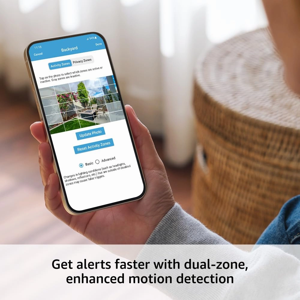 Blink Outdoor 4 (newest model), Wireless smart security camera, two-year battery, 1080p HD day and infrared night live view, two-way talk – 3 camera system