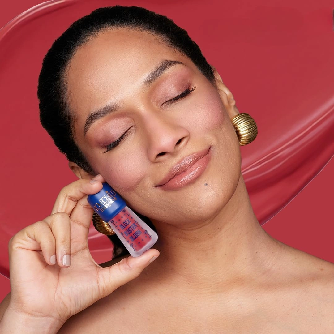 Block Buster Blush Creme - Natural Dewy Matte Finish, Buildable & Long-Lasting Formula, Blendable 5.5ml (Light Pink)