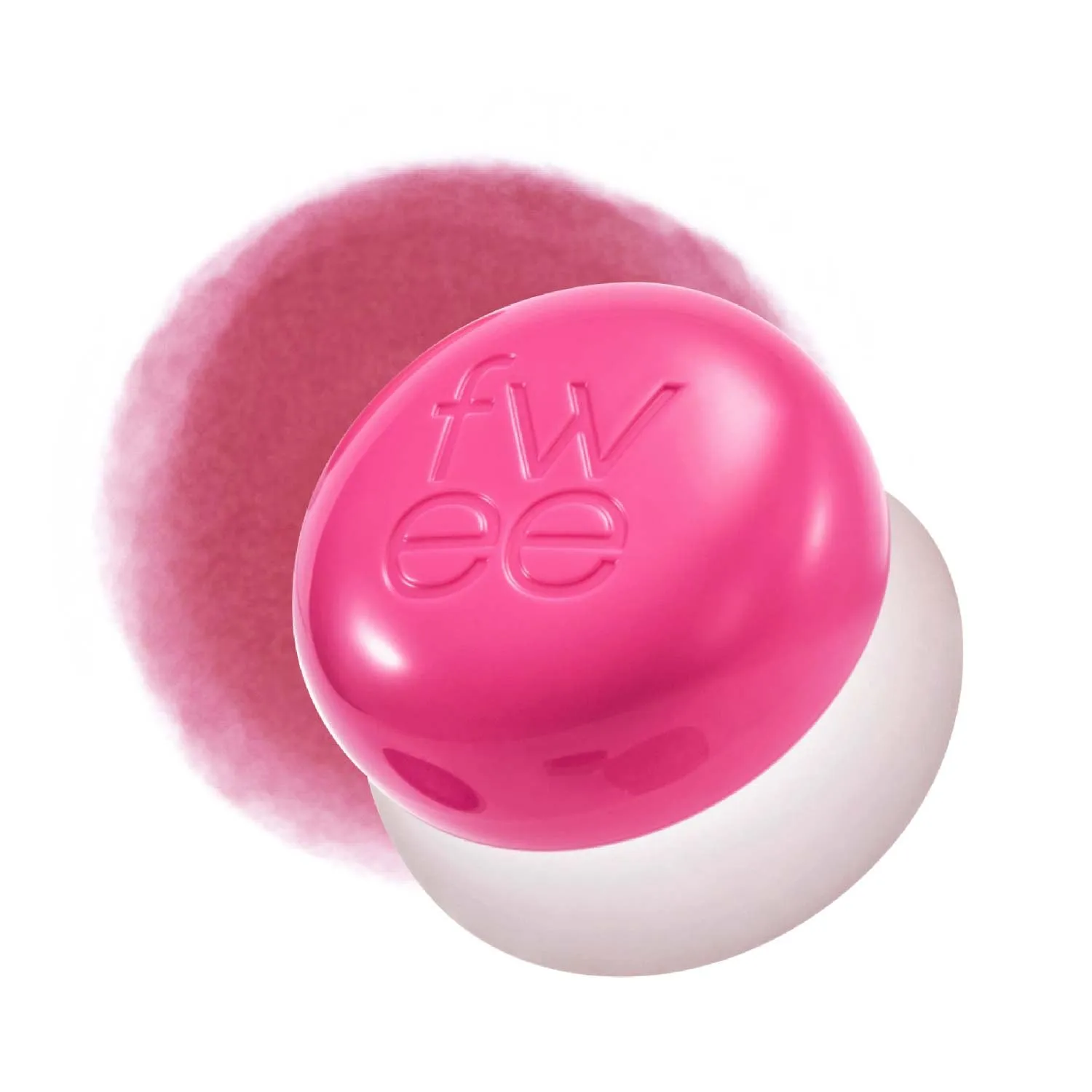 Blurry Pudding Pot | Airbrushed Blush & Lip, Buildable Pigment, Long-lasting, Lightweight, Easy to Blend, Natural Soft Matte Finish - Cherry (Vibrant Pink) | 0.17 oz