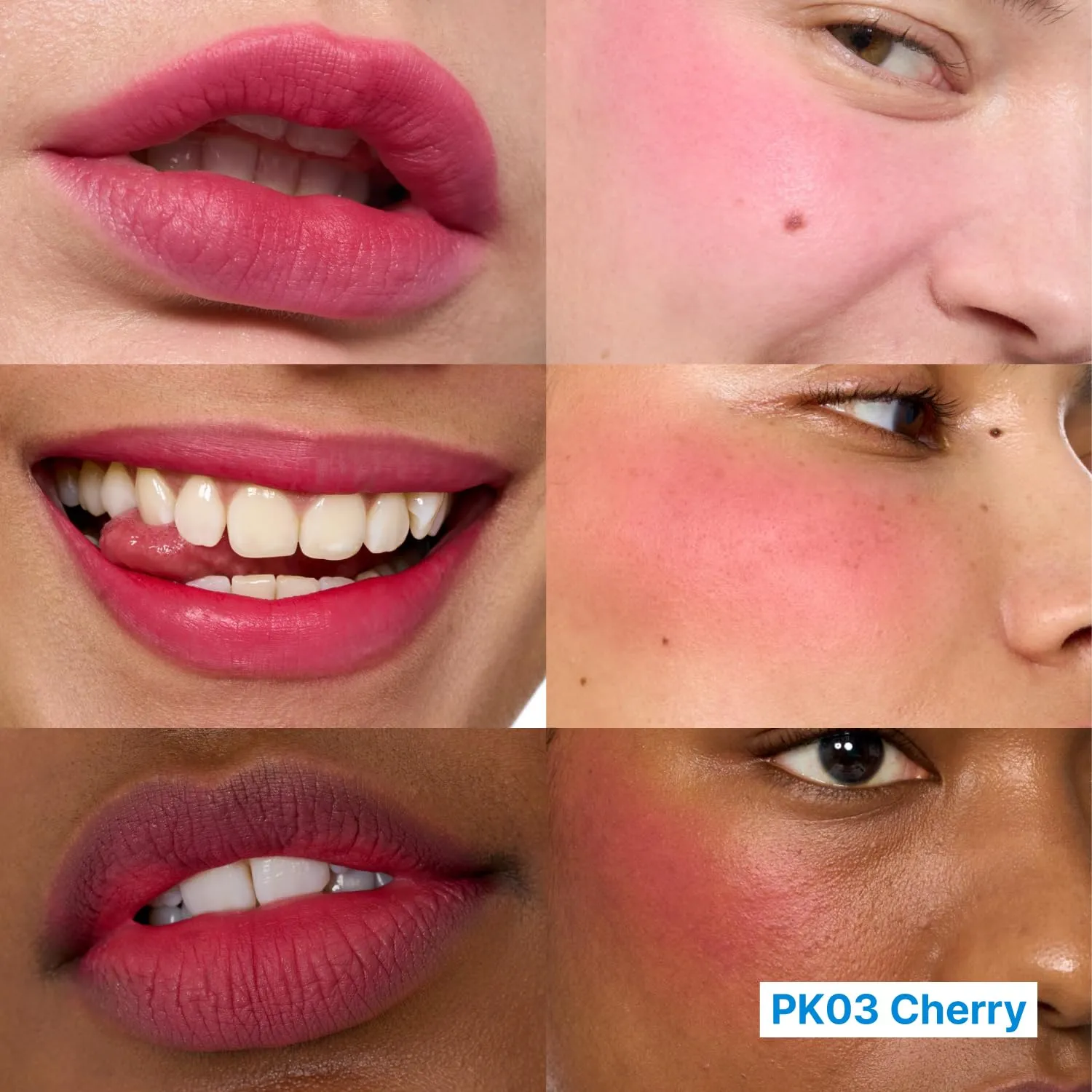 Blurry Pudding Pot | Airbrushed Blush & Lip, Buildable Pigment, Long-lasting, Lightweight, Easy to Blend, Natural Soft Matte Finish - Cherry (Vibrant Pink) | 0.17 oz