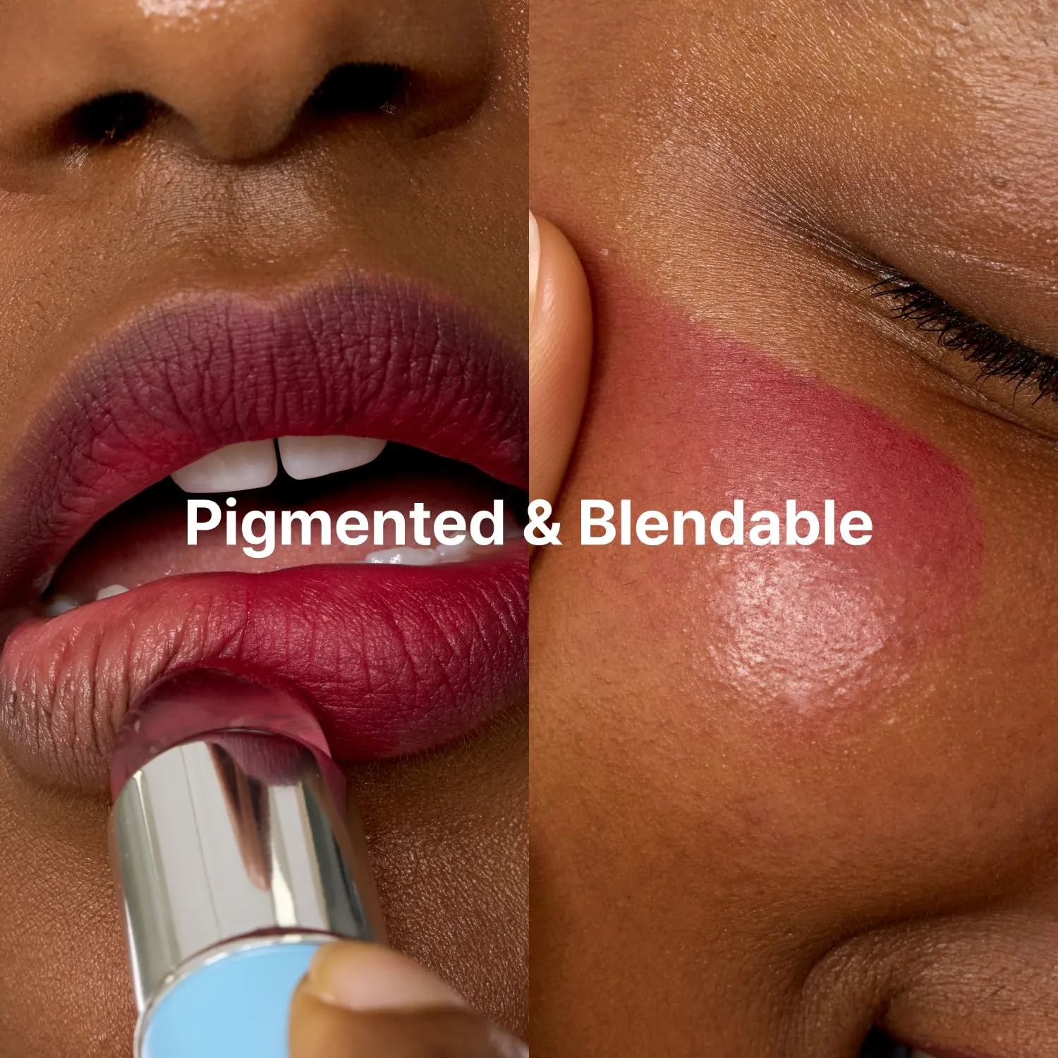 Blurry Pudding Pot | Airbrushed Blush & Lip, Buildable Pigment, Long-lasting, Lightweight, Easy to Blend, Natural Soft Matte Finish - Crush (Vivid Pink) | 0.17 oz