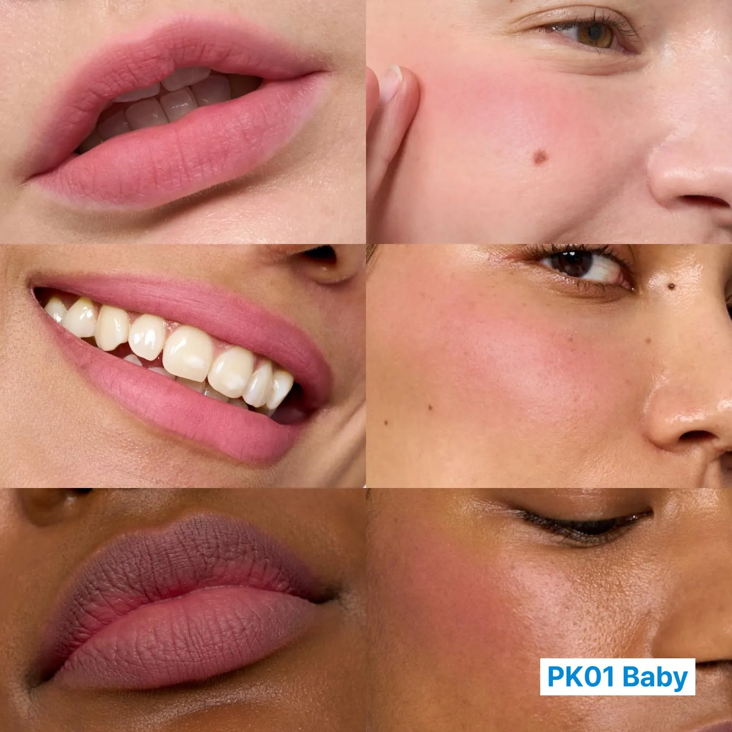 Blurry Pudding Pot   Keychain SET | Airbrushed Blush & Lip, Buildable Pigment, Long-lasting, Lightweight, Easy to Blend, Natural Soft Matte Finish Makeup – Baby (Soft Pink) | 0.17 oz