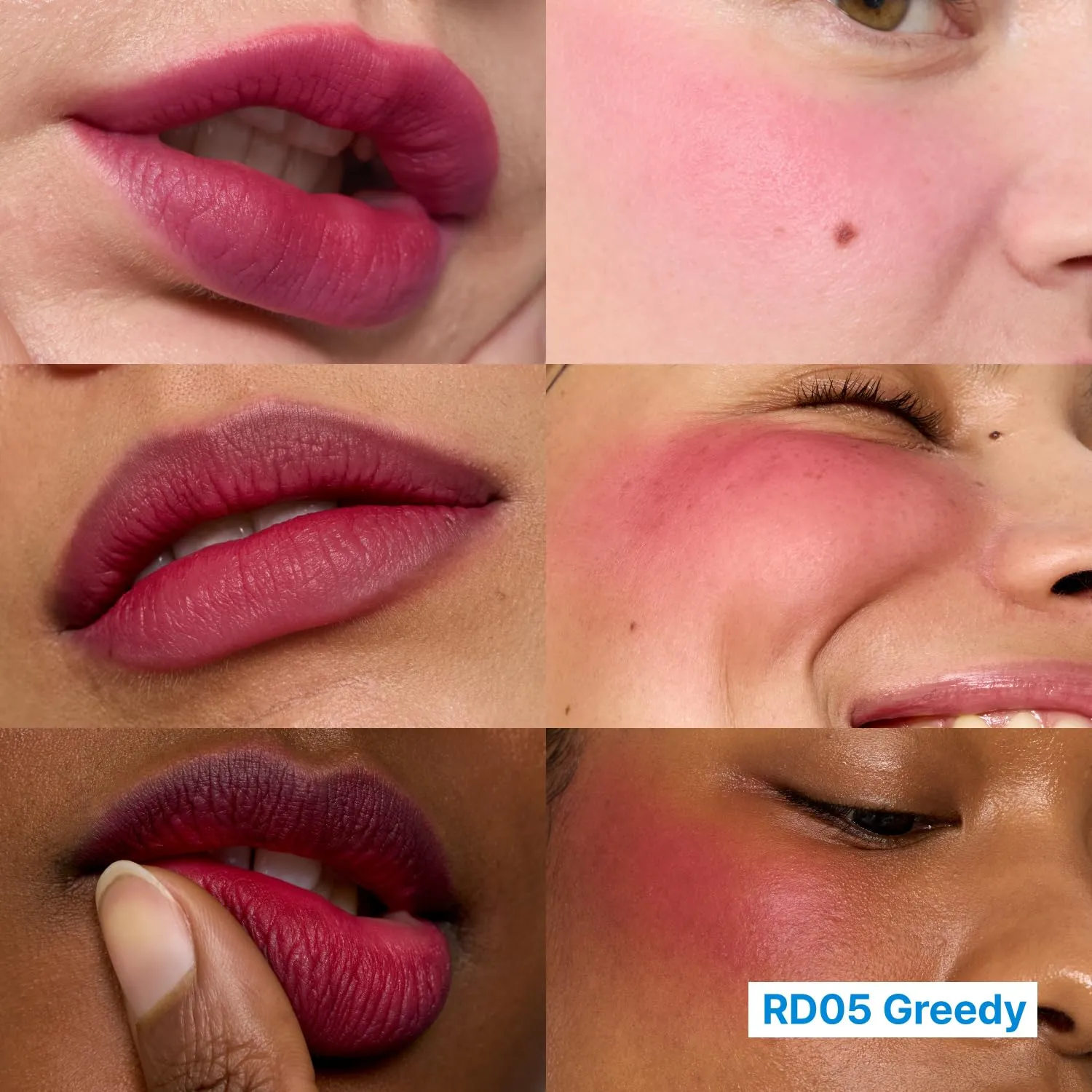 Blurry Pudding Pot   Keychain SET | Airbrushed Blush & Lip, Buildable Pigment, Long-lasting, Lightweight, Easy to Blend, Natural Soft Matte Finish Makeup – Greedy (Plum Red) | 0.17 oz