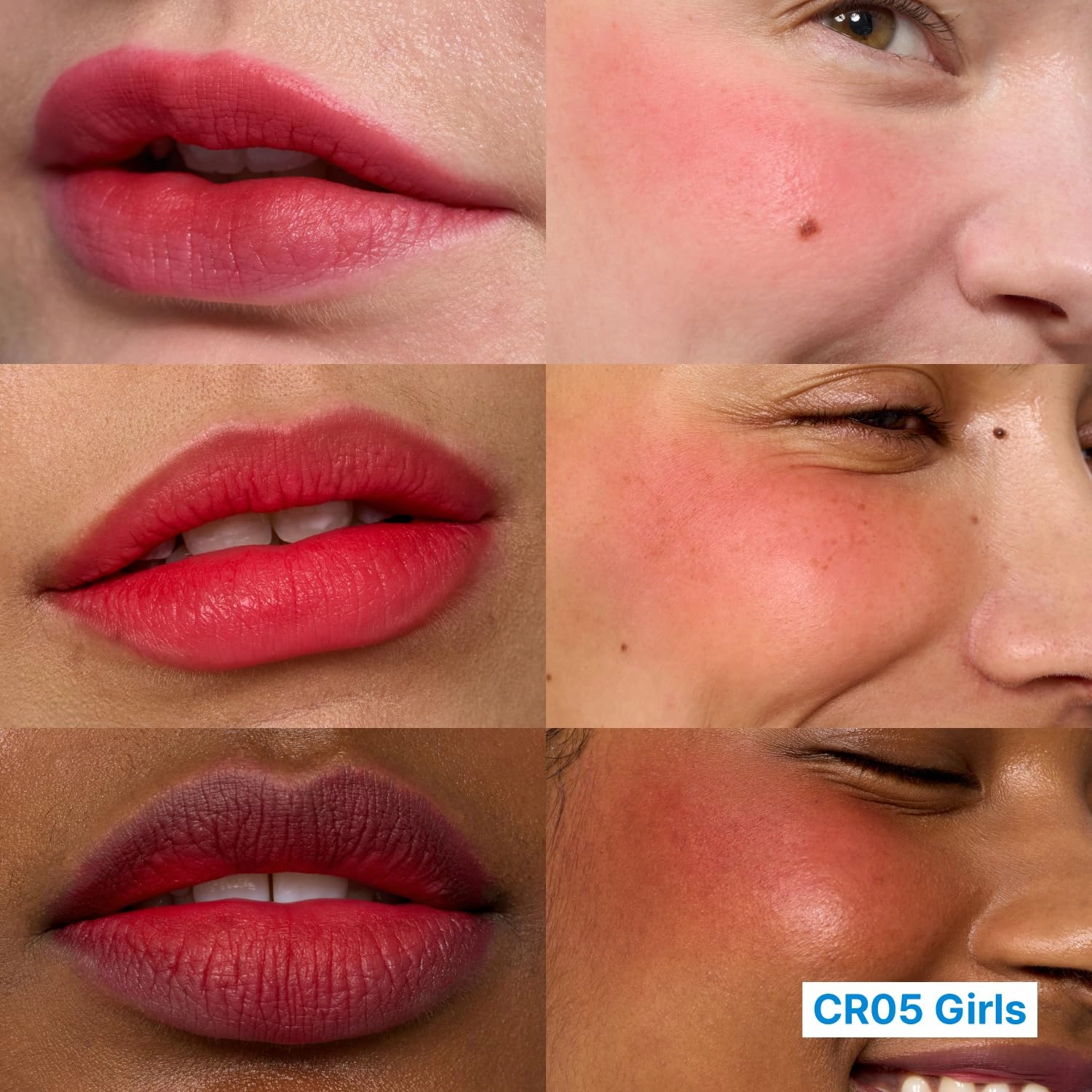 Blurry Pudding Pot | Airbrushed Blush & Lip, Buildable Pigment, Long-lasting, Lightweight, Easy to Blend, Natural Soft Matte Finish - Girls (Coral Red) | 0.17 oz