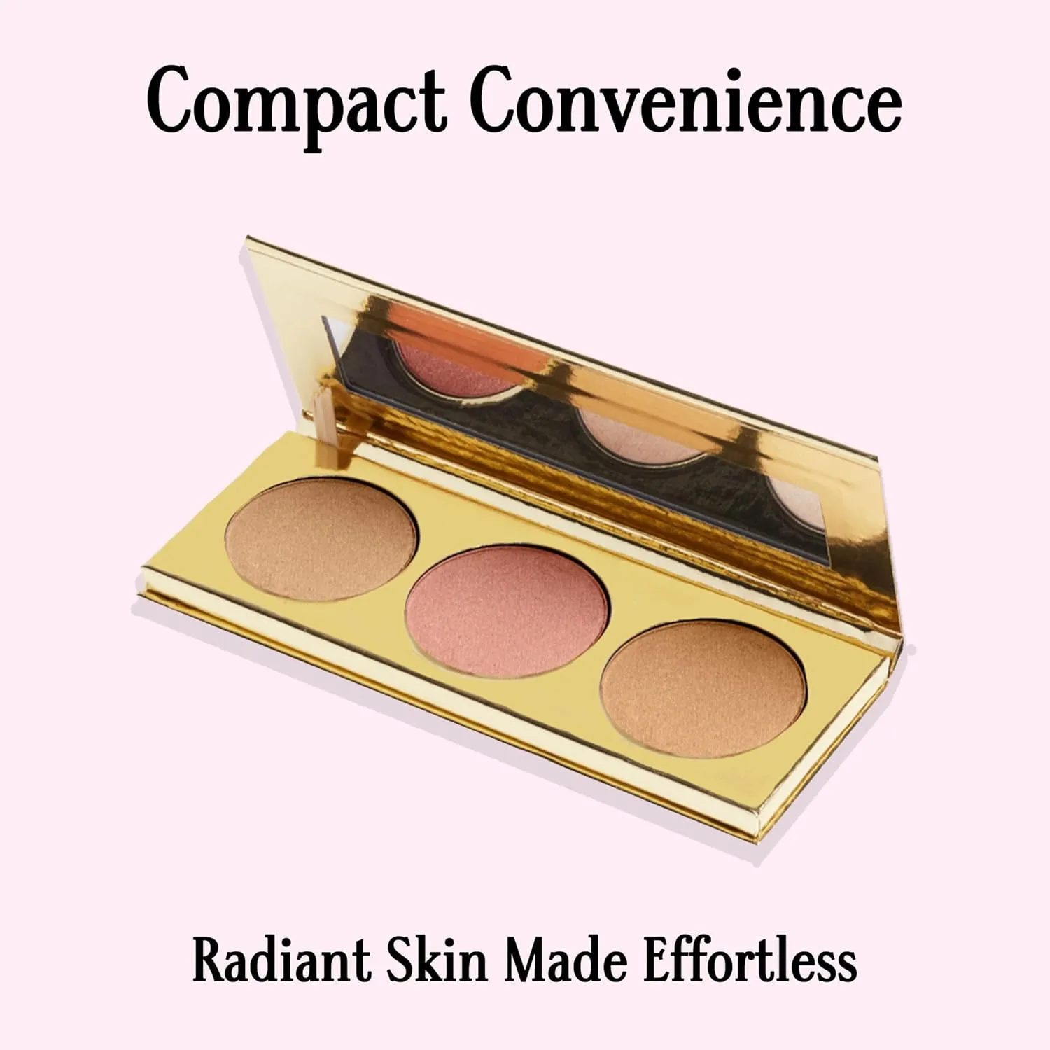 Blush and Bronzer Palette (Honeymoon) by Gerard Cosmetics, Vegan Powder Contour and Blush Makeup Palette, Professional Pigmented Formula, Cruelty Free and Made in the USA