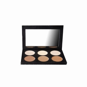 Blush Makeup Cosmetics Contour Palette - 6 Well Powder