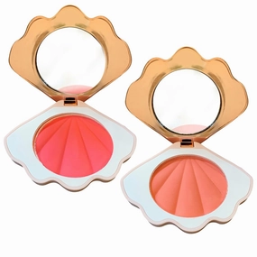 Blush Makeup with Two Colors Included - Matte Pressed Powder Natural Glow - Bighiza Girls Do It Better Healthy Powder Blush - Matte Pressed - Vegan and Cruelty Free (Rouge Ecstasy & Coral Fantasy)