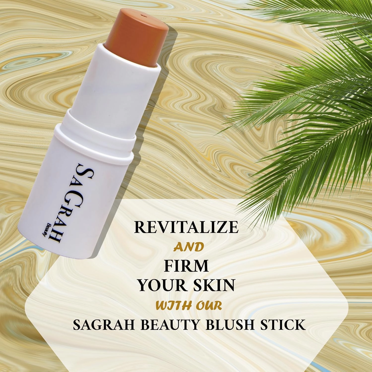 Blush Stick - Long Wearing Makeup Stick - Skincare Cosmetic Cruelty-Free Multistick for Cheeks, Lips & Eyes (Bella)