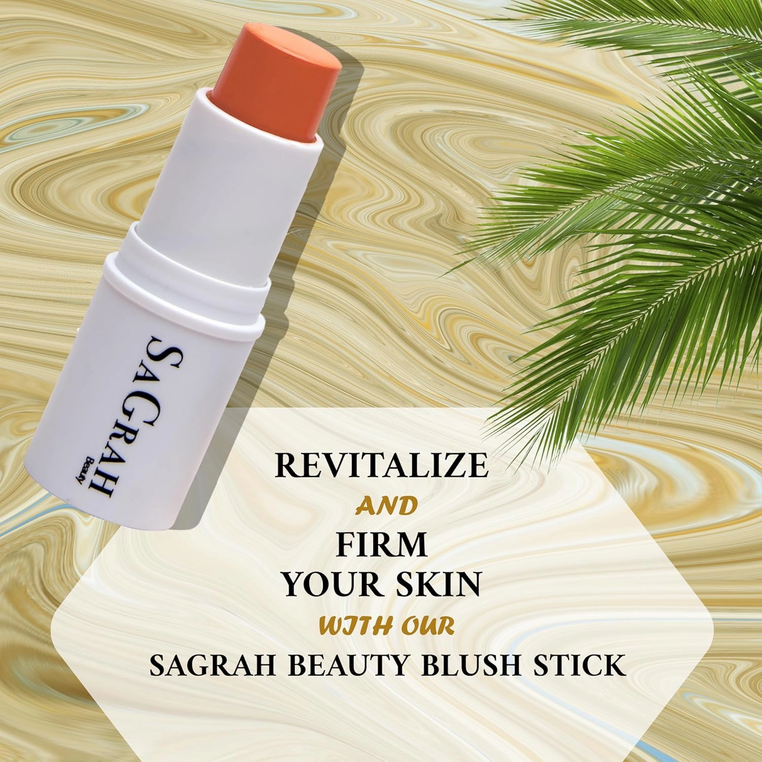 Blush Stick - Long Wearing Makeup Stick - Skincare Cosmetic Cruelty-Free Multistick for Cheeks, Lips & Eyes (Love Story)