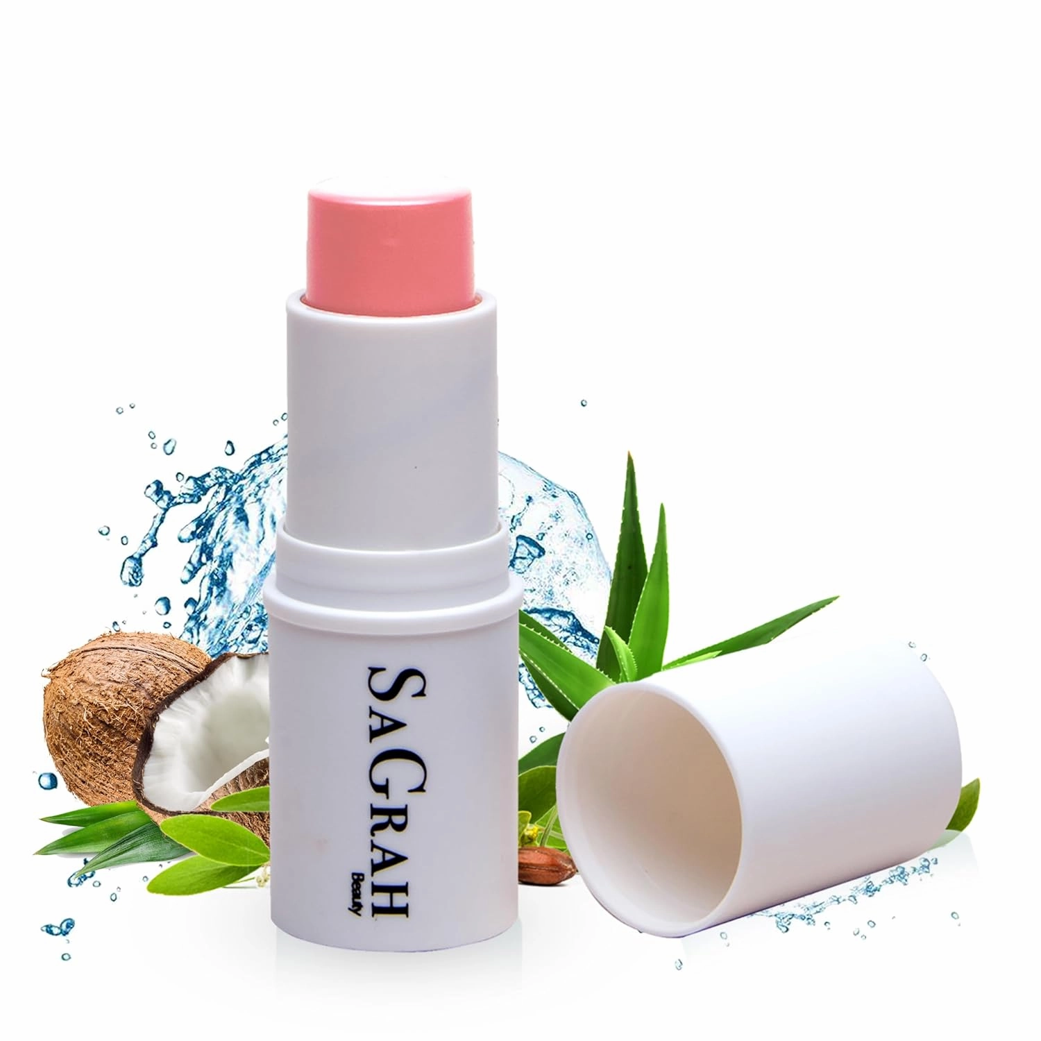 Blush Stick - Long Wearing Makeup Stick - Skincare Cosmetic Cruelty-Free Multistick for Cheeks, Lips & Eyes (Petal)