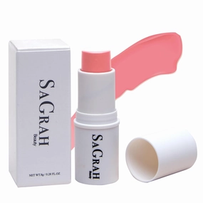 Blush Stick - Long Wearing Makeup Stick - Skincare Cosmetic Cruelty-Free Multistick for Cheeks, Lips & Eyes (Petal)