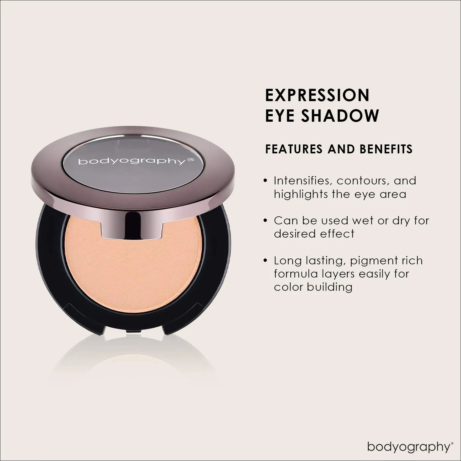 BODYOGRAPHY - Expressions Eye Shadow, Creamsicle, 0.14 Ounce