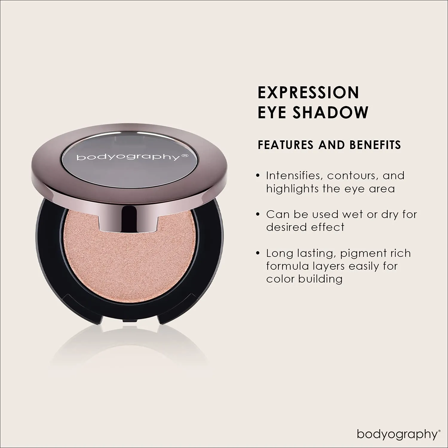 BODYOGRAPHY - Expressions Eye Shadow, Devoted, 0.14 Ounce