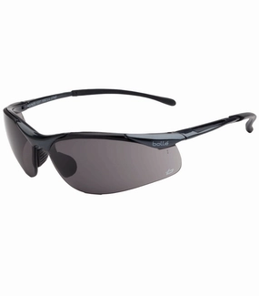 Bolle Contour Safety Glasses - Smoke