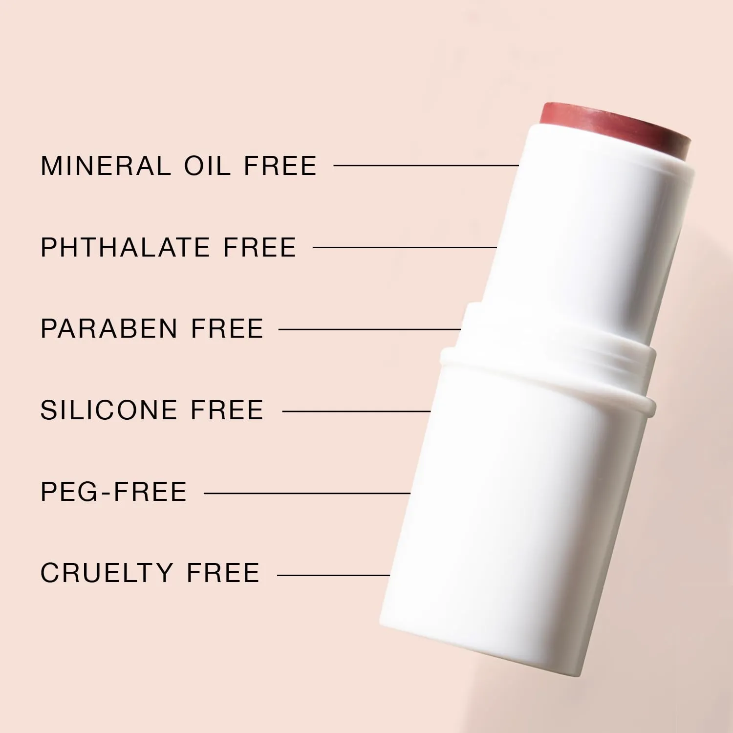 BOOM Beauty Boomstick Berry - All-in-One Cream Blush for Cheeks, Eyes & Lips - Long-Wearing, Blendable Makeup Blush Stick for Mature Skin - Cruelty-Free Lip Cheek Tint with Skincare Benefits