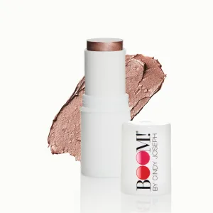BOOM! by Cindy Joseph Boomstick Glimmer - Natural Face Highlighter Stick & Illuminator for Face & Body - Multi-Use Vegan Makeup Stick for Older Women & Mature Skin