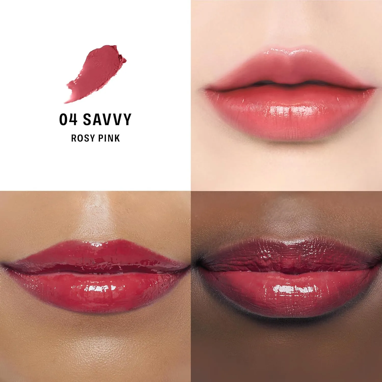 BRAYE LIPSLEEK | Blush for Cheeks & Lips, Korean Makeup Blush, Cool Lip and Cheek Balm, Vegan Cream, Lightweight w/Blendable & Buildable Makeup, Natural Look 04 SAVVY 0.08oz