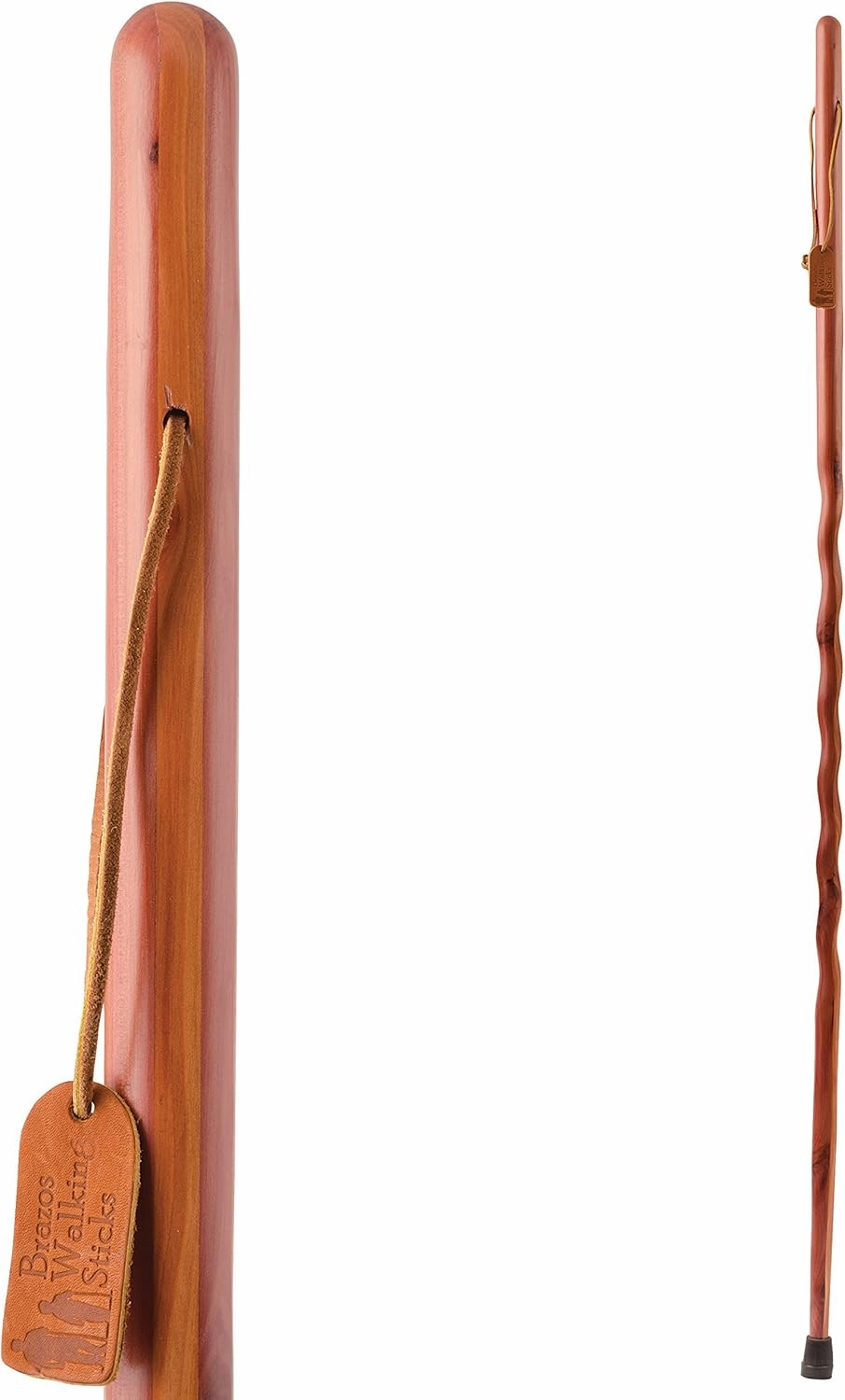Brazos Twisted Aromatic Cedar Walking Stick-48''