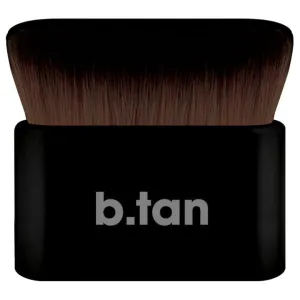 b.tan Face & Body Blending Brush | Air Brush'd - Self Tanning Kabuki Applicator for a Flawless, Streak-Free Blend, Big Fluffy Straight Angled Top for Self Tanner, Makeup, Cream, Foundation, & Contour