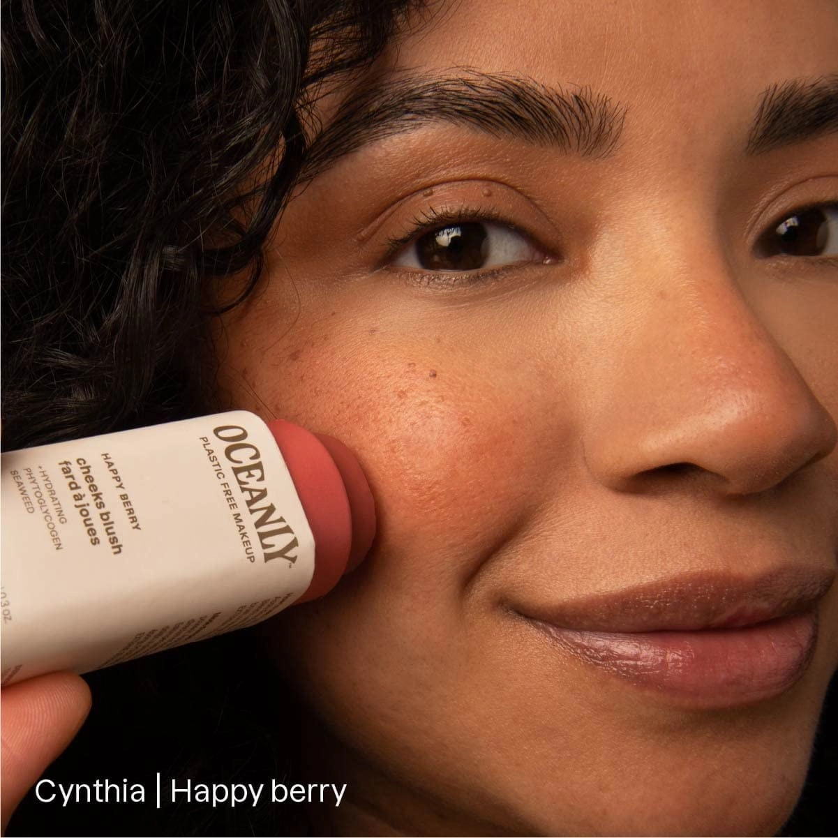 Bundle of ATTITUDE Oceanly Sheer Lip Gloss, Titanium Dioxide-Free, EWG Verified, Plastic-Free, Vegan & Cruelty-free Makeup, Happy Berry, 0.12 Oz   Lightweight Blush Stick, Happy Berry, 0.3 Oz