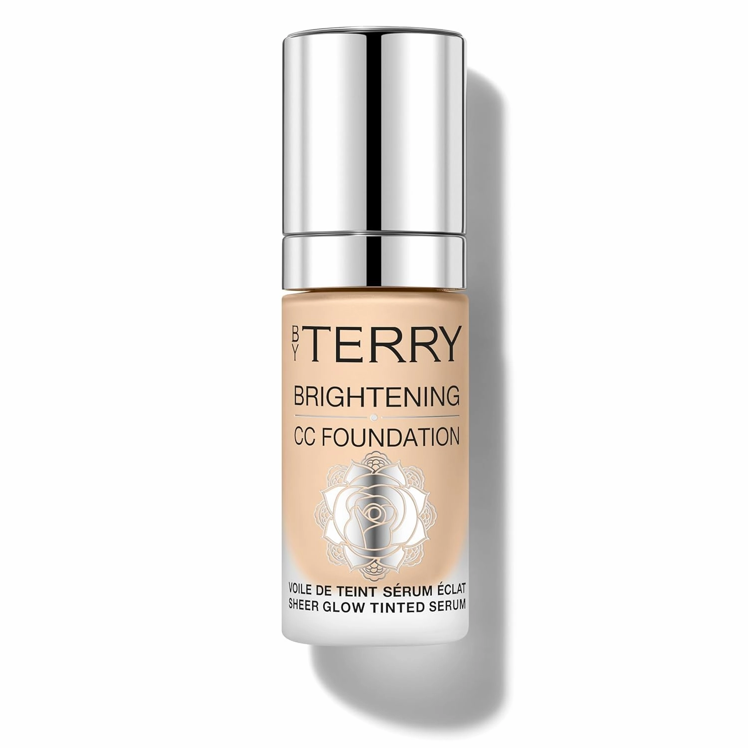 By Terry Brightening CC Foundation, Hydrating Serum Foundation, Ultra-Sheer Finish, Vegan & Cruelty-Free, 3N, Medium Light Neutral