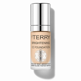 By Terry Brightening CC Foundation, Hydrating Serum Foundation, Ultra-Sheer Finish, Vegan & Cruelty-Free, 3N, Medium Light Neutral