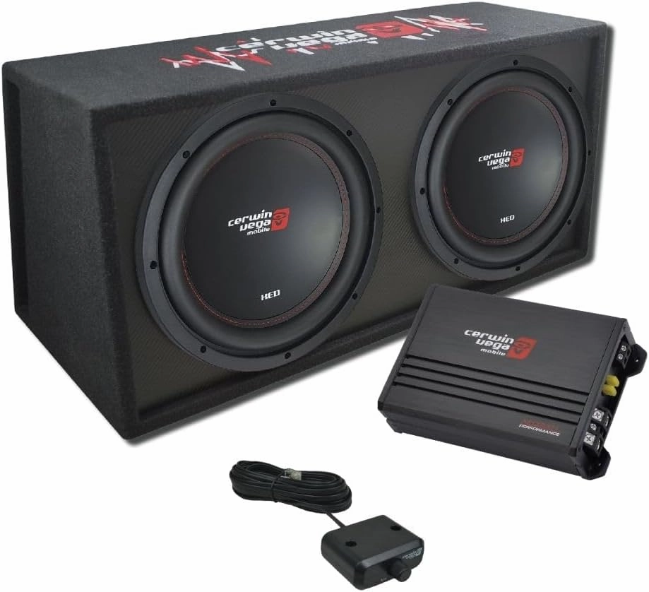 Cerwin Vega BKX212V - 12” Dual-Loaded Subwoofers & 1000W MAX Amplifier in Factory-Tuned Enclosure
