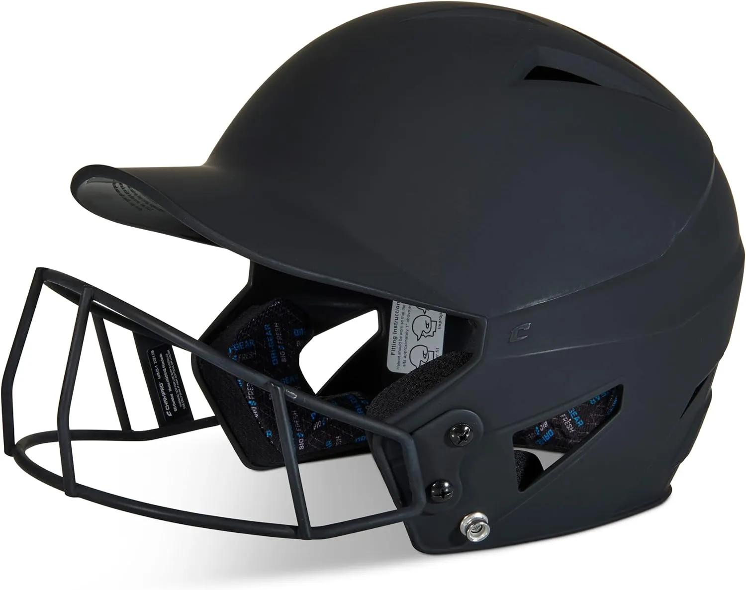 CHAMPRO HX Rise Fastpitch Batting Helmet with Facemask