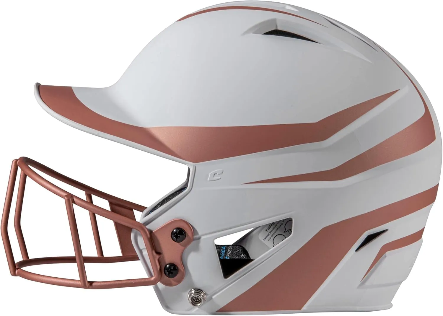 CHAMPRO HX Rise Legend 2-Tone Matte Fastpitch Softball Batting Helmet