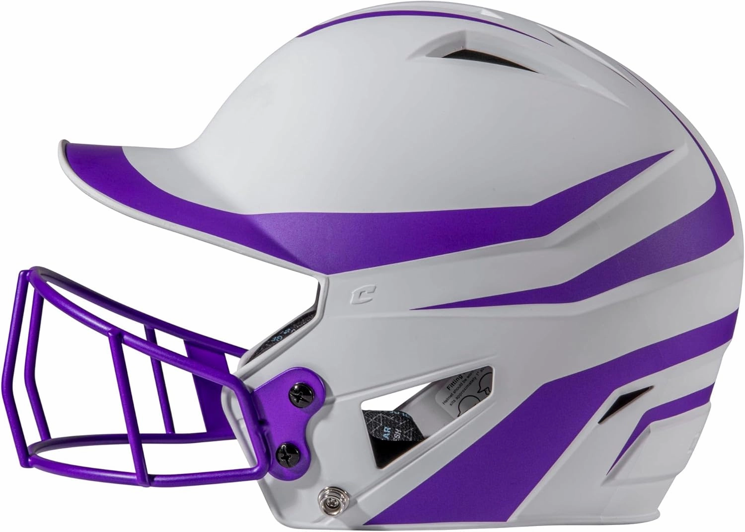 CHAMPRO HX Rise Legend 2-Tone Matte Fastpitch Softball Batting Helmet