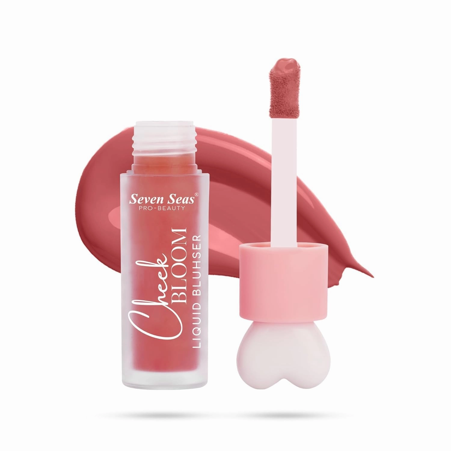 Cheek Bloom Liquid Blusher & Lip Gloss | Highly Pigmented | Long-lasting | Buildable & Blendable | All Skin Types (Natural Blush)