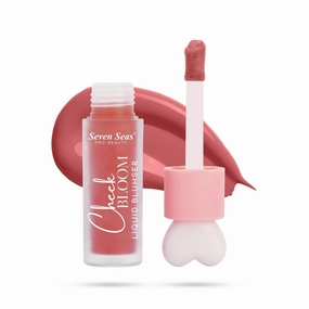 Cheek Bloom Liquid Blusher & Lip Gloss | Highly Pigmented | Long-lasting | Buildable & Blendable | All Skin Types (Natural Blush)