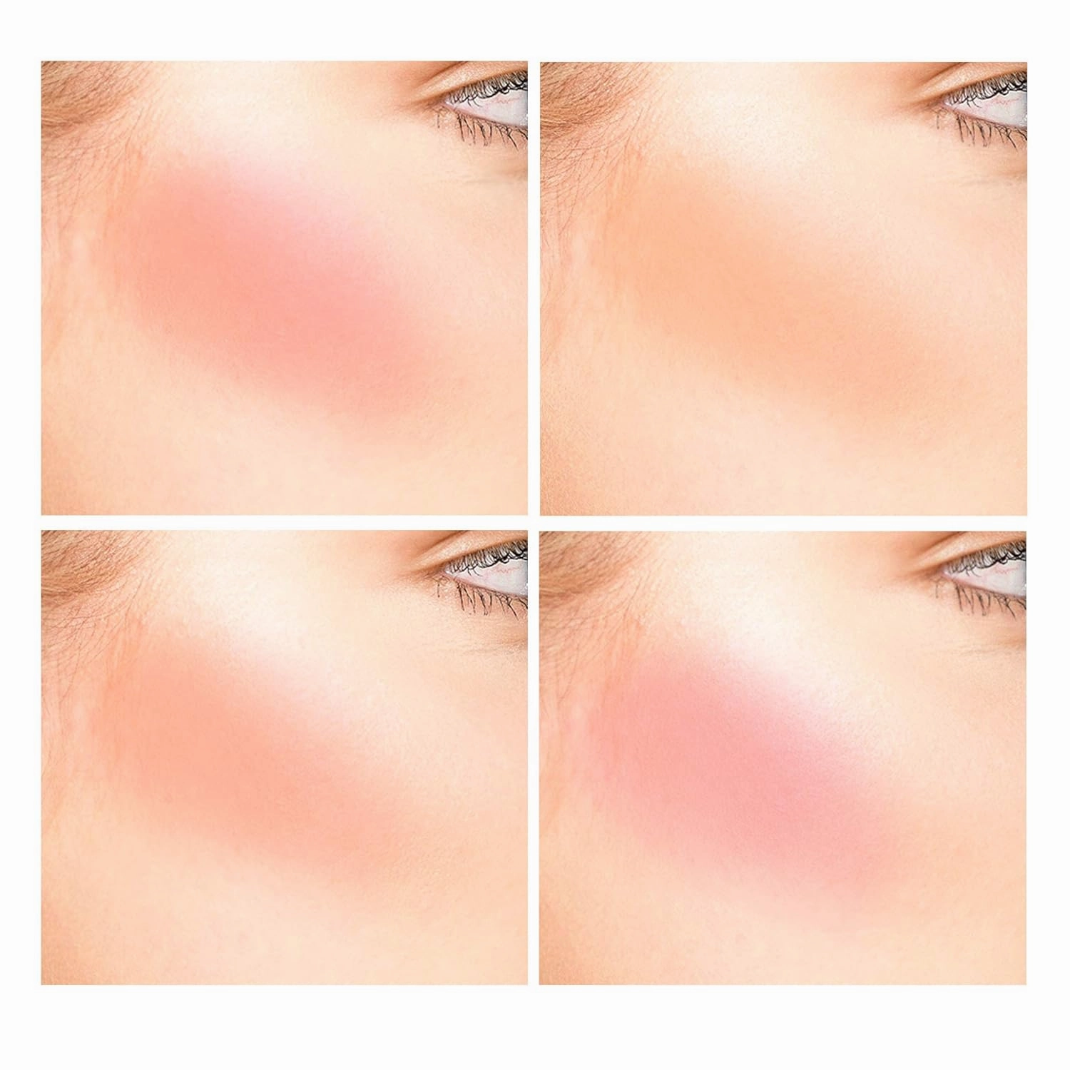 CHRIS&LILY DOME-GLE BLUSHER (#CR02), Just hit it on both cheeks without tools, Blends Easily&Blends Effortlessly, Peach Coral, 0.38 Oz