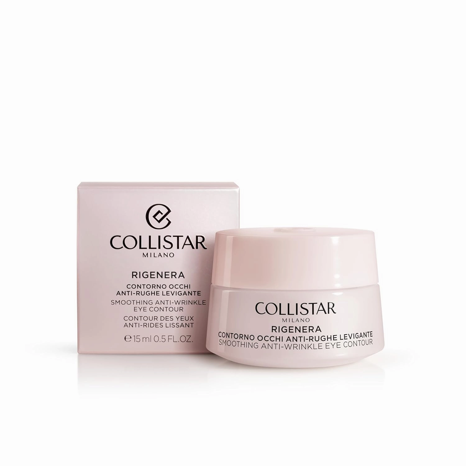 Collistar Rigenera Smoothing Anti Wrinkle Eye Contour 15 ml, 0.5 Fl Oz Made in Italy [italian import]