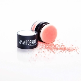 COLORME: Natural Makeup, Vegan, Cruelty Free, Mineral Powder Blush, Eyeshadow, Lip Tint & Sun Protection, In Pot (Camelia) / USA