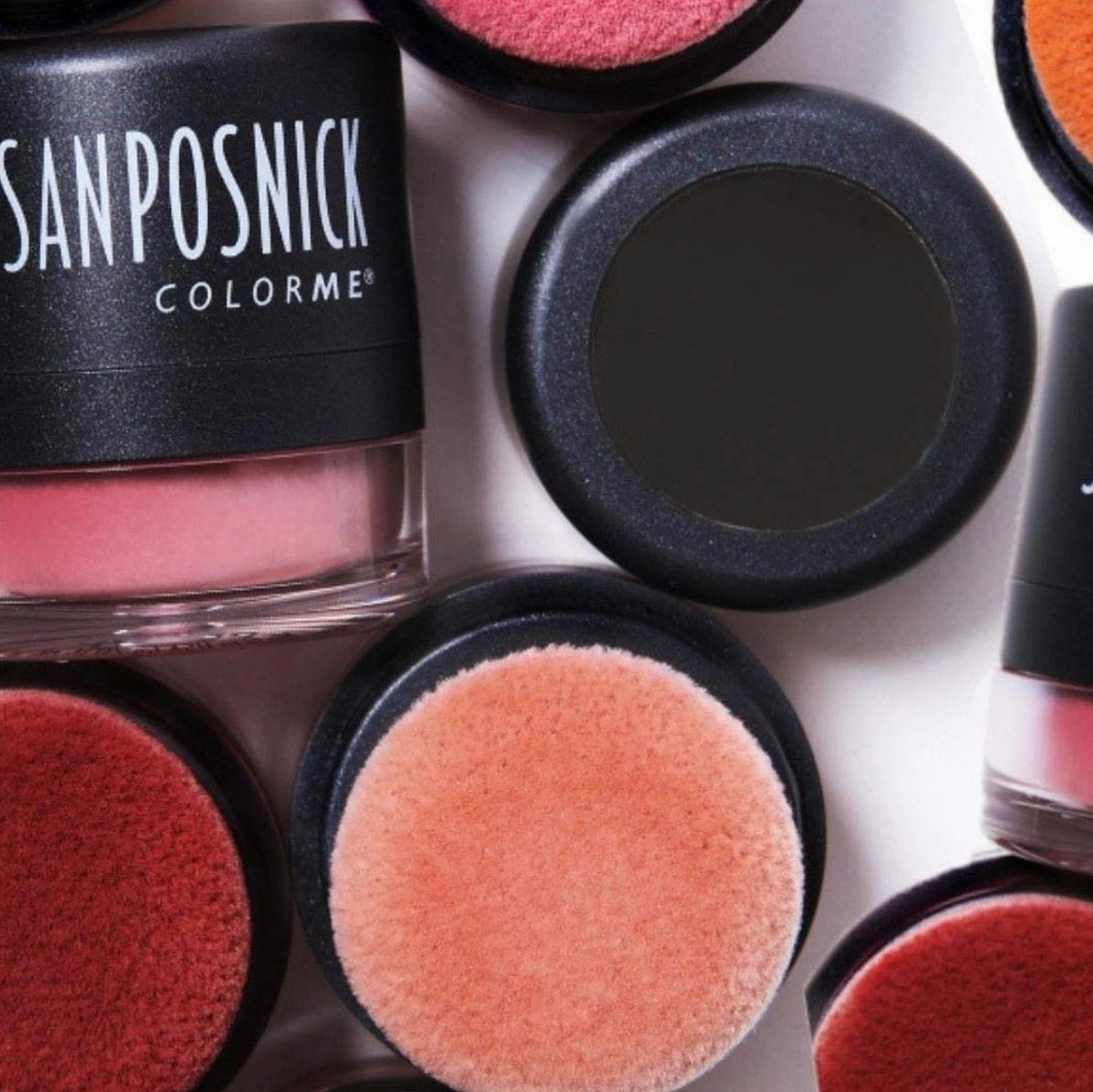 COLORME: Natural Makeup, Vegan, Cruelty Free, Mineral Powder Blush, Eyeshadow, Lip Tint & Sun Protection, In Pot (Camelia) / USA