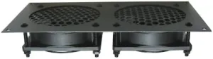Coolerguys Pre-Set Thermal Controlled Cooling Kits for Cabinets, AV, and Components (Dual 80mm, Metal)