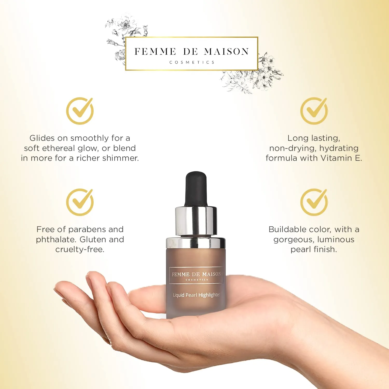 Cosmetics - Liquid Pearl Highlighter (Perle de Bronze 04)