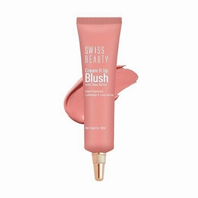 Cream It Up Blusher, Highly Pigmented, Long-lasting, Buildable & Blendable, All Skin Types, Natural Flush Shade, 10ml