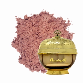 Crushed loose mineral blush powder vegan non comedogenic talc free Formulated Highly pigmented long lasting luminous cheek color fits all skin types (Berry Brown) 5 Gm