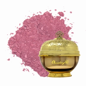 Crushed loose mineral blush powder vegan non comedogenic talc free Formulated Highly pigmented long lasting luminous cheek color fits all skin types (Pretty pink) 5 Gm